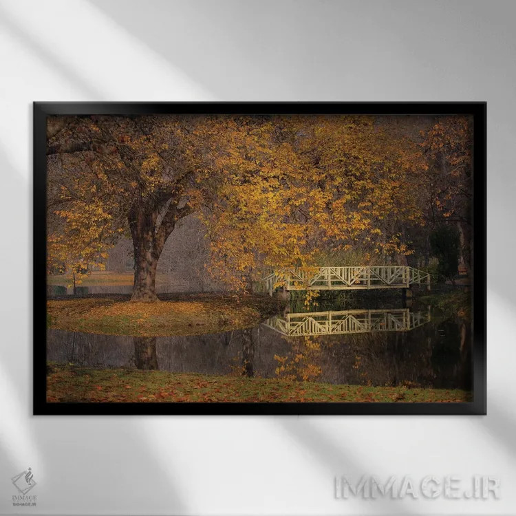 تابلو ایدیل ۲ (نام خاص) اثر گوران آناستاسوفسکی (عکاس طبیعت مقدونیه) - نمای قابدار مشکی