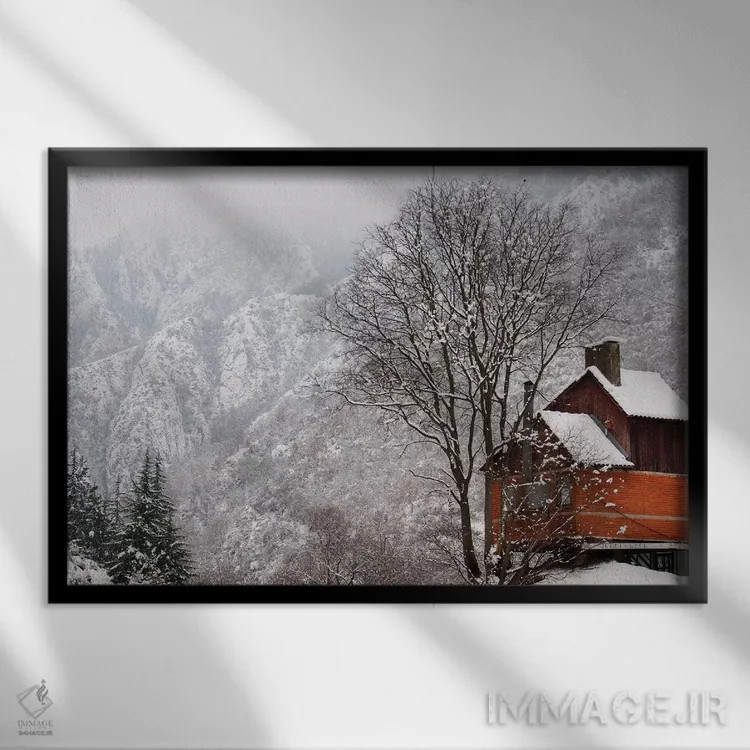 تابلو ایدیل ۱ (نام خاص) اثر گوران آناستاسوفسکی (عکاس طبیعت مقدونیه) - نمای قابدار مشکی