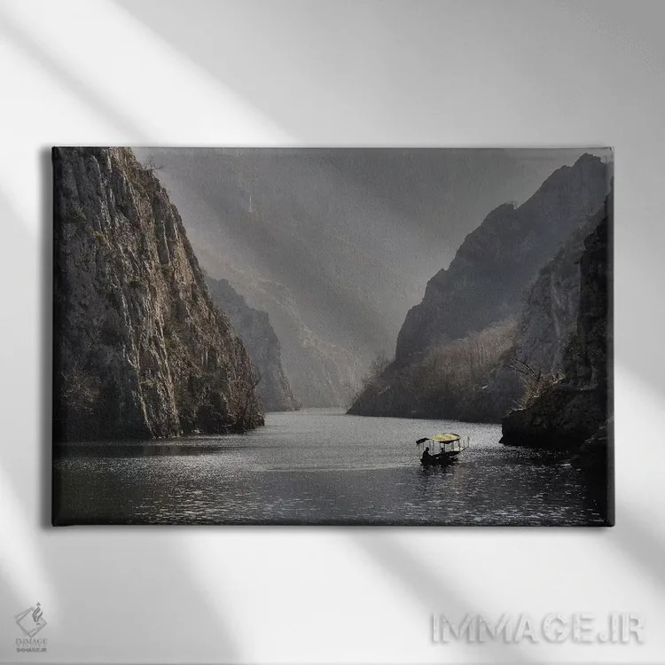 تابلو ایدیل ۵ (نام خاص) اثر گوران آناستاسوفسکی (عکاس طبیعت مقدونیه) - نمای روبهرو روی دیوار