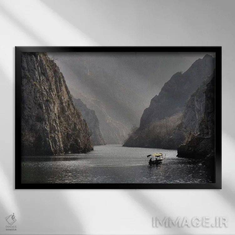 تابلو ایدیل ۵ (نام خاص) اثر گوران آناستاسوفسکی (عکاس طبیعت مقدونیه) - نمای قابدار مشکی