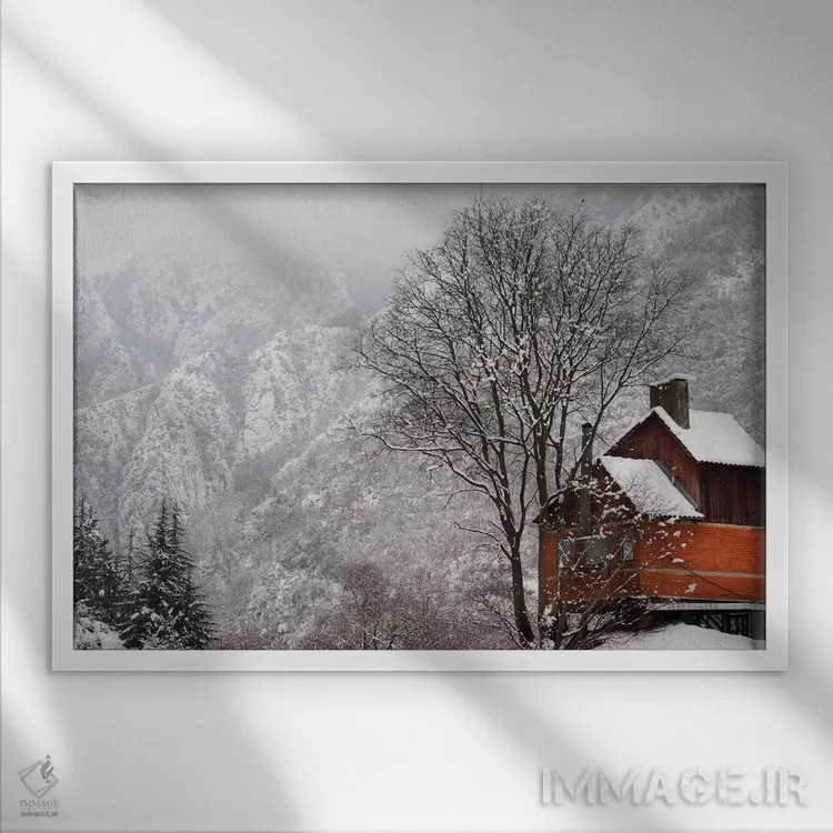 تابلو ایدیل ۱ (نام خاص) اثر گوران آناستاسوفسکی (عکاس طبیعت مقدونیه) - نمای قابدار سفید