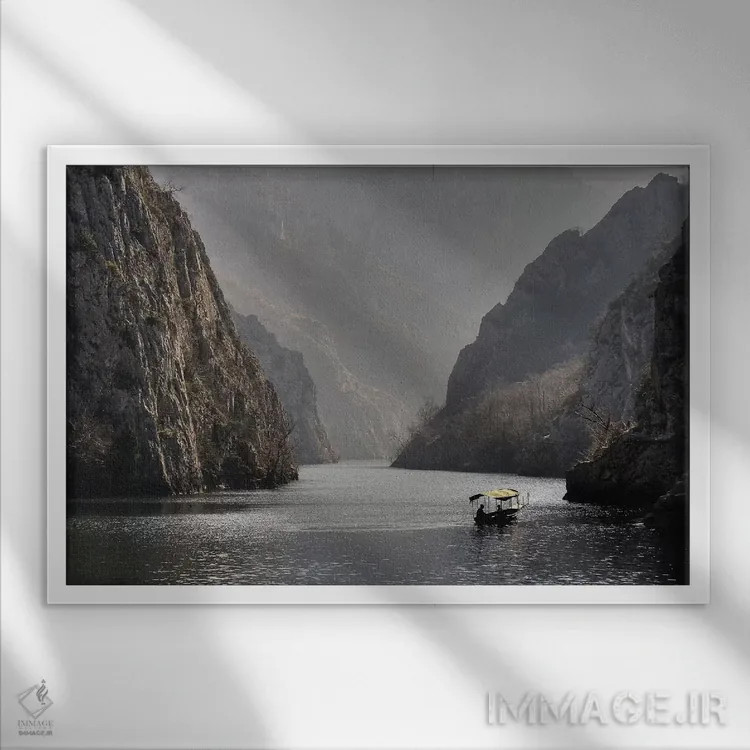 تابلو ایدیل ۵ (نام خاص) اثر گوران آناستاسوفسکی (عکاس طبیعت مقدونیه) - نمای قابدار سفید