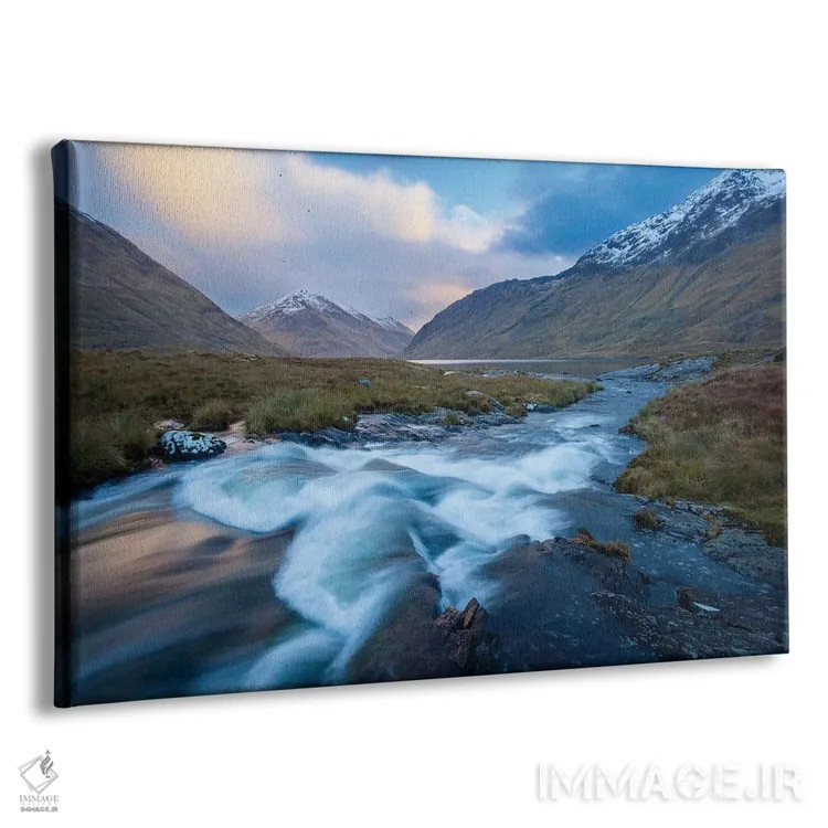 تابلو غروب زمستانی، رودخانه گلنکالن، شهرستان مایو، استان کوناکت، جمهوری ایرلند اثر گارث مککورمک - نمای پرسپکتیو محصول