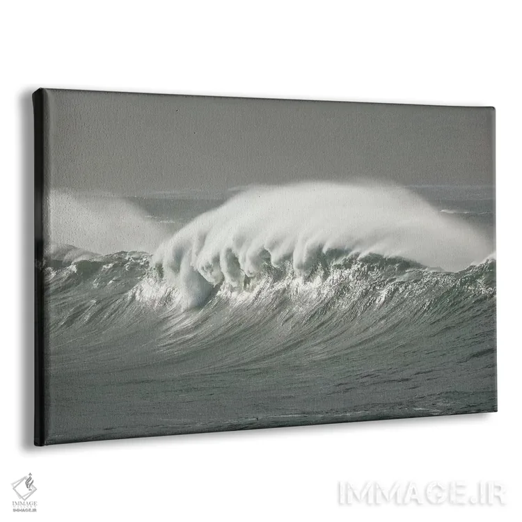تابلو موج طوفانی اقیانوس اطلس در نزدیکی بلیکسل، شهرستان مایو، ایرلند اثر گارث مککورمک - نمای پرسپکتیو محصول