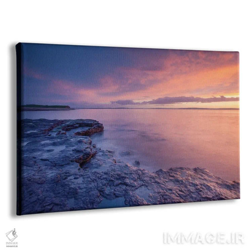 تابلو غروب بالای خلیج کیلالا، شهرستان اسلایگو، ایرلند اثر گارث مککورمک - نمای پرسپکتیو محصول