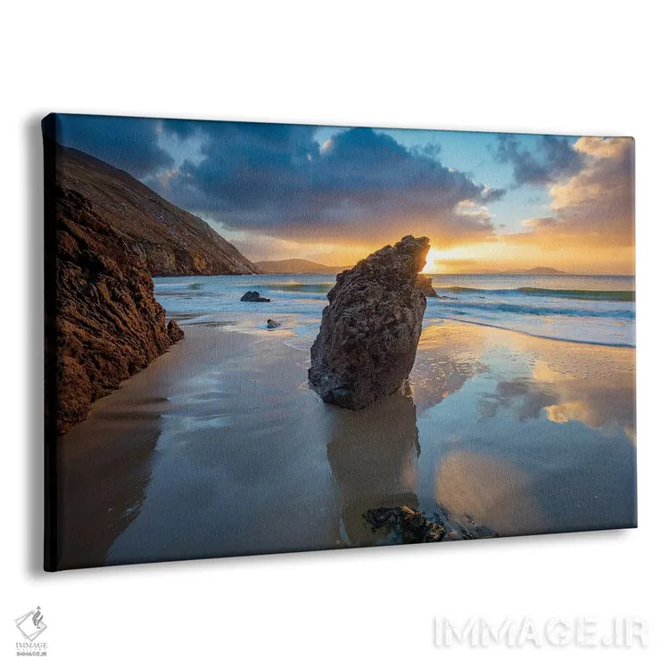 تابلو طلوع زمستانی دوم، خلیج کیم، جزیره آکیل، شهرستان مایو، ایرلند اثر گارث مککورمک - نمای پرسپکتیو محصول