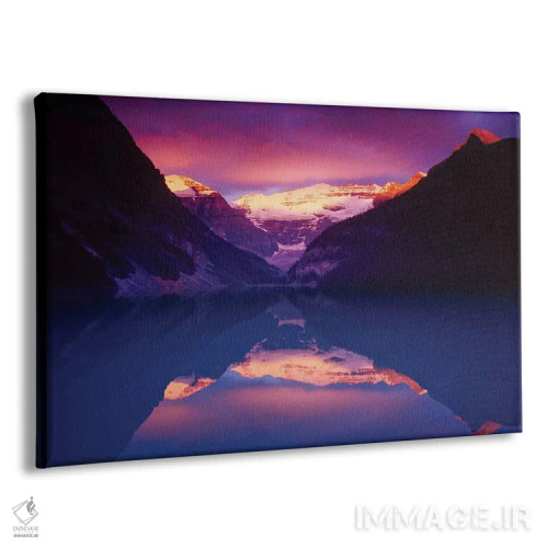 تابلو سپیدهدم دریاچه لوییز اثر گارث مککورمک - نمای پرسپکتیو محصول