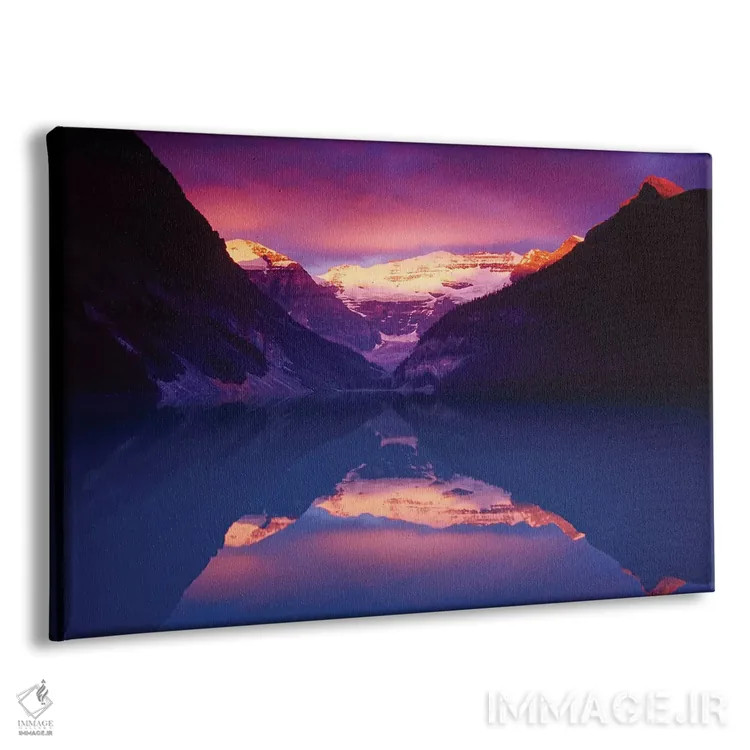 تابلو سپیدهدم دریاچه لوییز اثر گارث مککورمک - نمای پرسپکتیو محصول