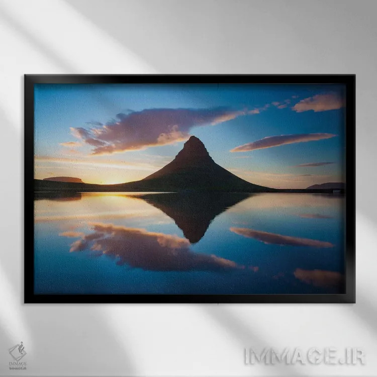 تابلو بازتابهای کیرکیوفل اثر گارث مککورمک - نمای قابدار مشکی