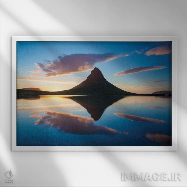 تابلو بازتابهای کیرکیوفل اثر گارث مککورمک - نمای قابدار سفید