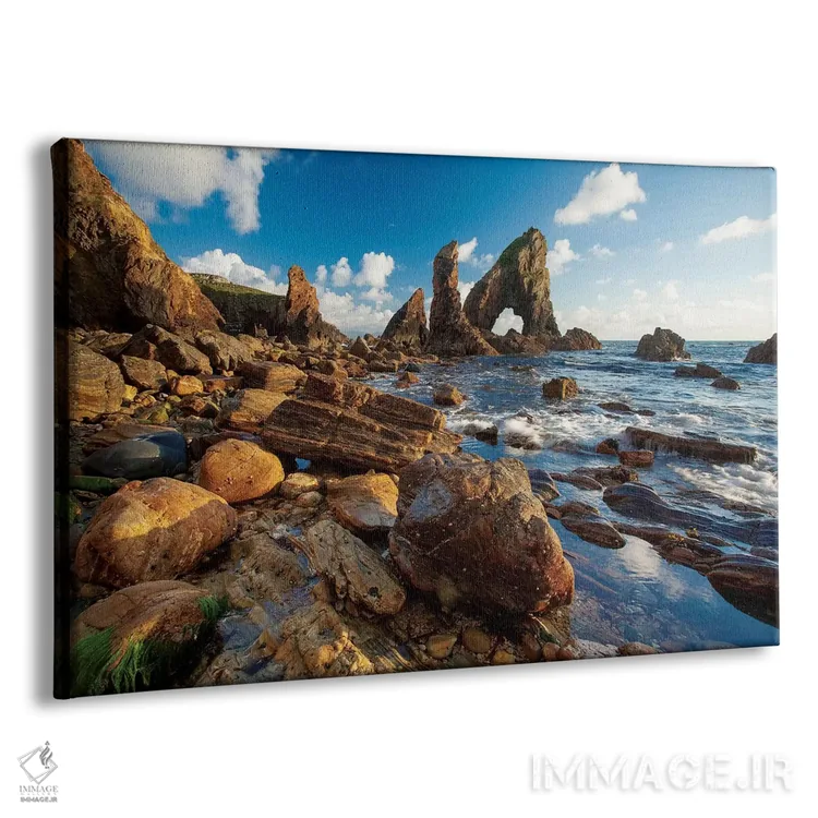 تابلو منظره ساحلی عصرگاهی اول، کروهی هد، شهرستان دونگال، استان اولستر، جمهوری ایرلند اثر گارث مککورمک - نمای پرسپکتیو محصول