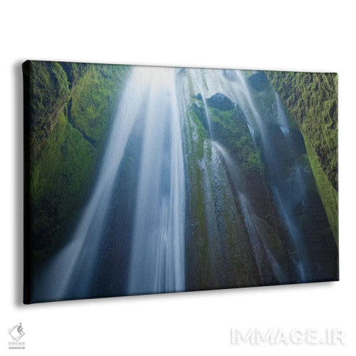 تابلو آبشار گلیوفرافوس، سلیالند، سودورلند، ایسلند اثر گارث مککورمک - نمای پرسپکتیو محصول