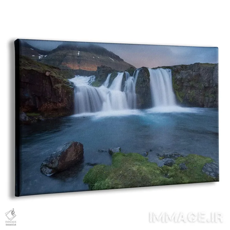 تابلو آبشار کیرکیوفلسفوس، گروندارفیوردور، شبهجزیره اسنافلسنس، وستورلند، ایسلند اثر گارث مککورمک - نمای پرسپکتیو محصول