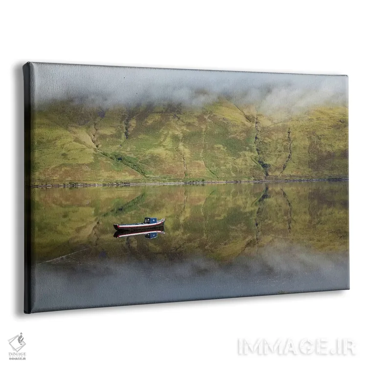 تابلو انعکاس مهآلود در بندر کیلاری، کونمارا، شهرستان مایو، استان کوناکت، جمهوری ایرلند اثر گارث مککورمک - نمای پرسپکتیو محصول