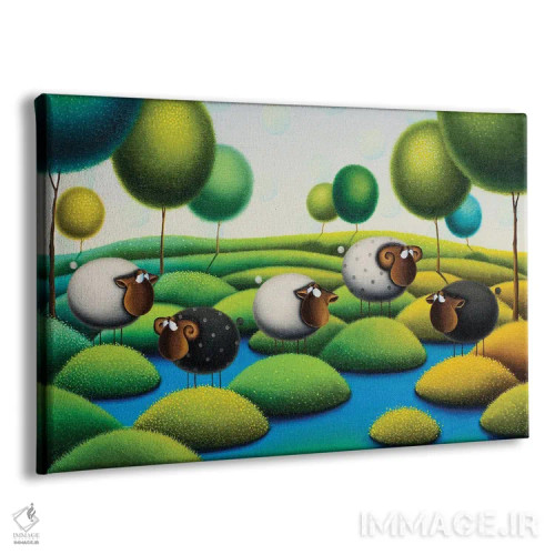 تابلو فصل تابستان اثر گابریلا الگعفری - نمای پرسپکتیو محصول