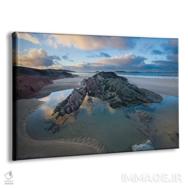 تابلو برونزدگیهای سنگی، ساحل گلاسلاون، کونمارا، شهرستان گالوی، استان کوناکت، جمهوری ایرلند اثر گارث مککورمک - نمای پرسپکتیو محصول