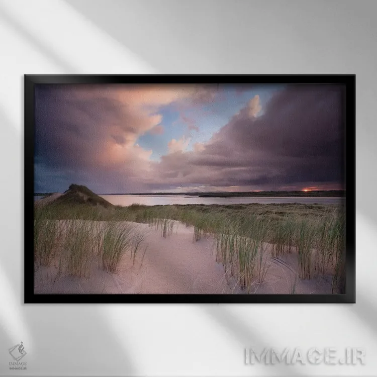 تابلو غروب دوم، تپههای انیسکرون، شهرستان اسلایگو، استان کوناکت، جمهوری ایرلند اثر گارث مککورمک - نمای قابدار مشکی