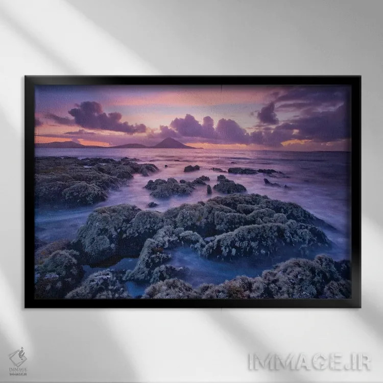 تابلو غروب، بلیکروی، شهرستان مایو، استان کوناکت، جمهوری ایرلند اثر گارث مککورمک - نمای قابدار مشکی