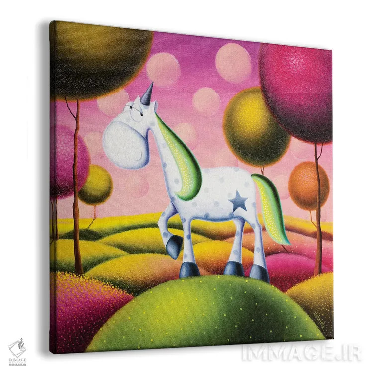 تابلو سرزمین عجایب اثر گابریلا الگعفری - نمای پرسپکتیو محصول