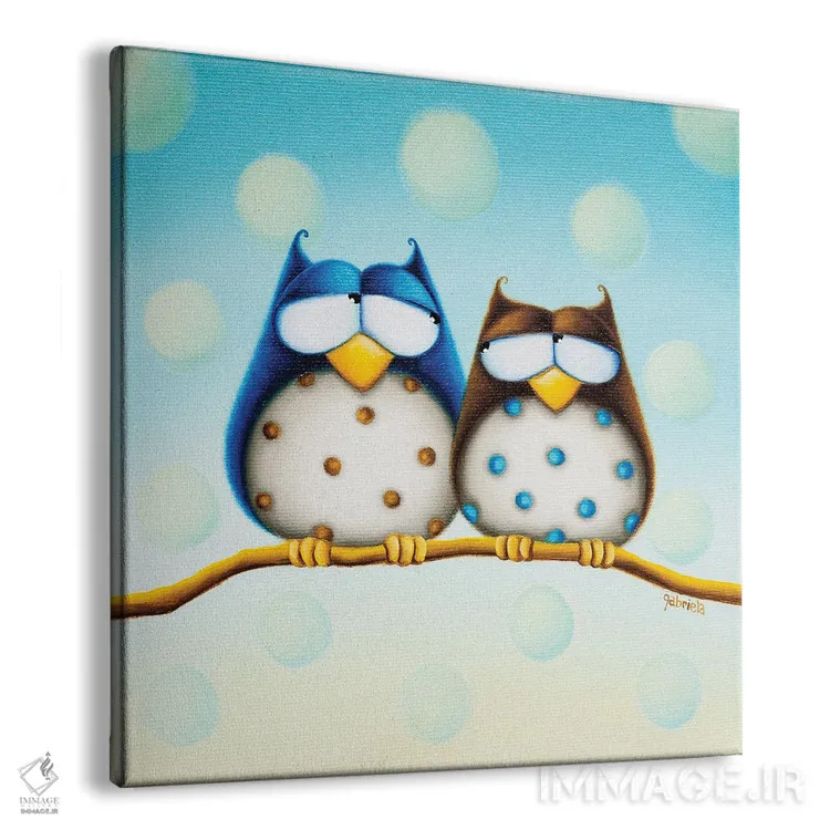 تابلو تو و من اثر گابریلا الگعفری - نمای پرسپکتیو محصول