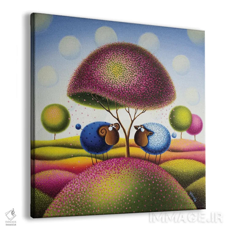 تابلو تو قلبم را شکوفا میکنی اثر گابریلا الگعفری - نمای پرسپکتیو محصول