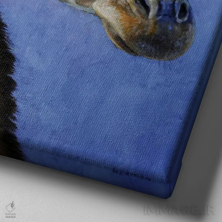 تابلو پیوند ویژه ۲ اثر گابریل هرمیدا - نمای نزدیک بافت بوم