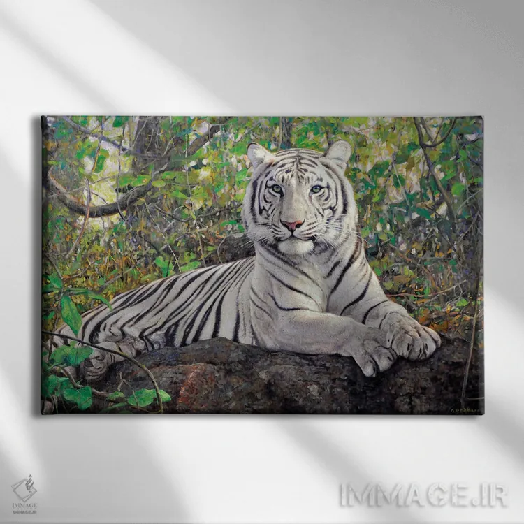 تابلو مرموز اثر گابریل هرمیدا - نمای روبهرو روی دیوار