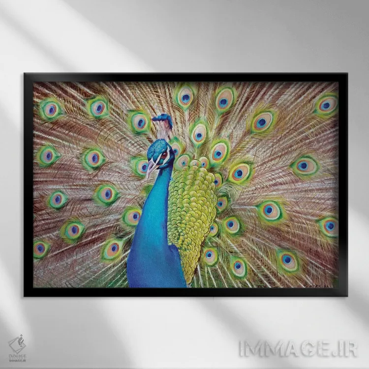 تابلو نمایشی اثر گابریل هرمیدا - نمای قابدار مشکی