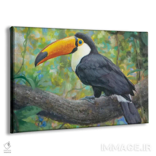 تابلو توقان ۲(پرنده استوایی) اثر گابریل هرمیدا - نمای پرسپکتیو محصول