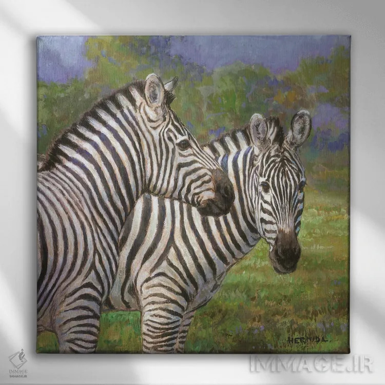 تابلو آزاد در ساوانا ۲ اثر گابریل هرمیدا - نمای روبهرو روی دیوار