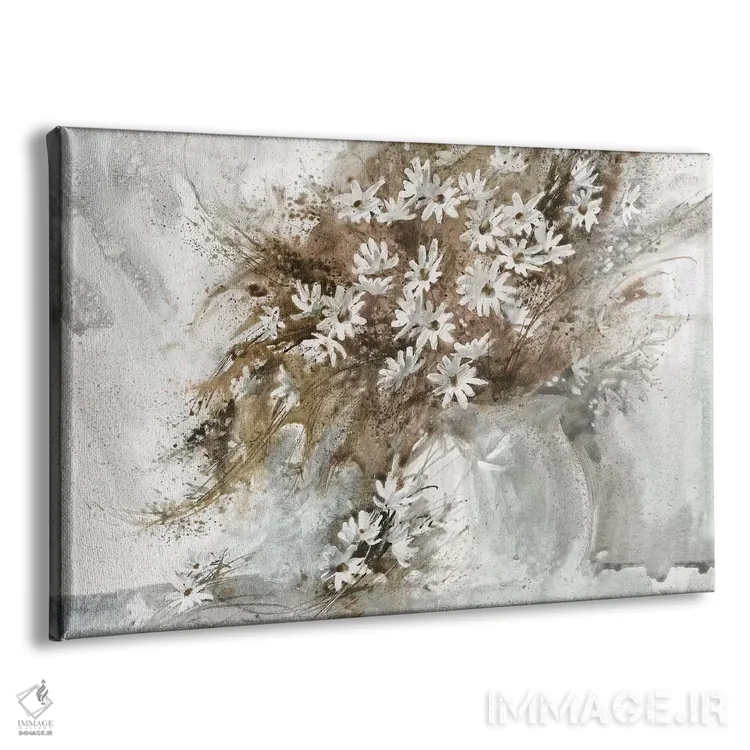 تابلو آرایش گل مروارید اثر جورج بیورکلند - نمای پرسپکتیو محصول