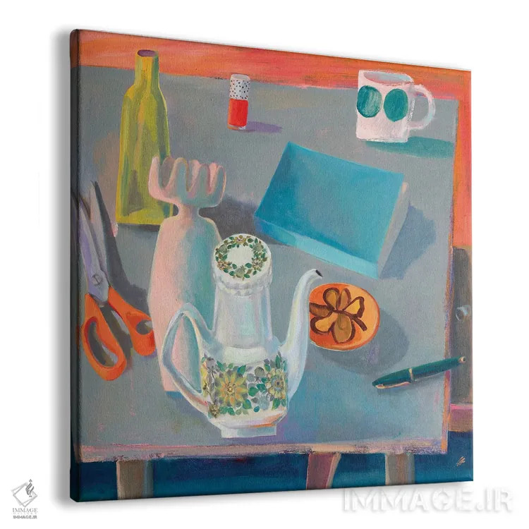 تابلو درخشش زردآلو اثر گابریلا باکینگهام - نمای پرسپکتیو محصول