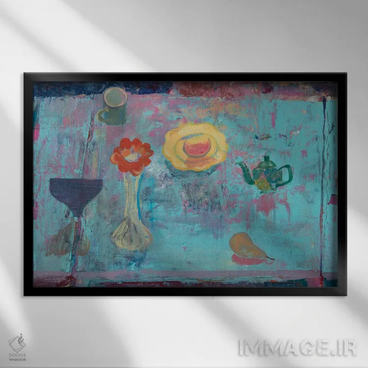 تابلو طالبی فراموششده اثر گابریلا باکینگهام - نمای قابدار مشکی