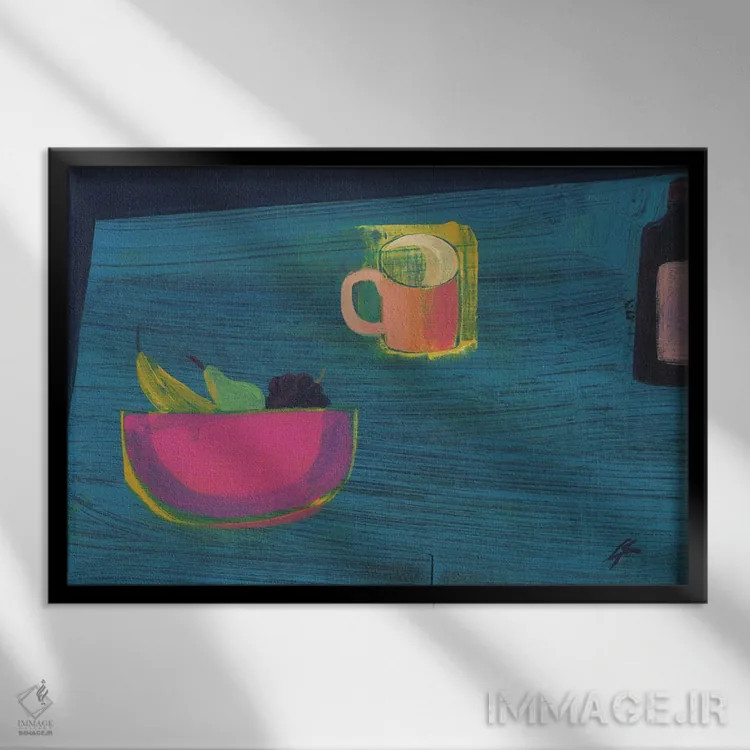 تابلو این یک طالبی نیست اثر گابریلا باکینگهام - نمای قابدار مشکی