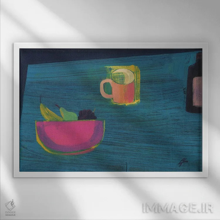 تابلو این یک طالبی نیست اثر گابریلا باکینگهام - نمای قابدار سفید