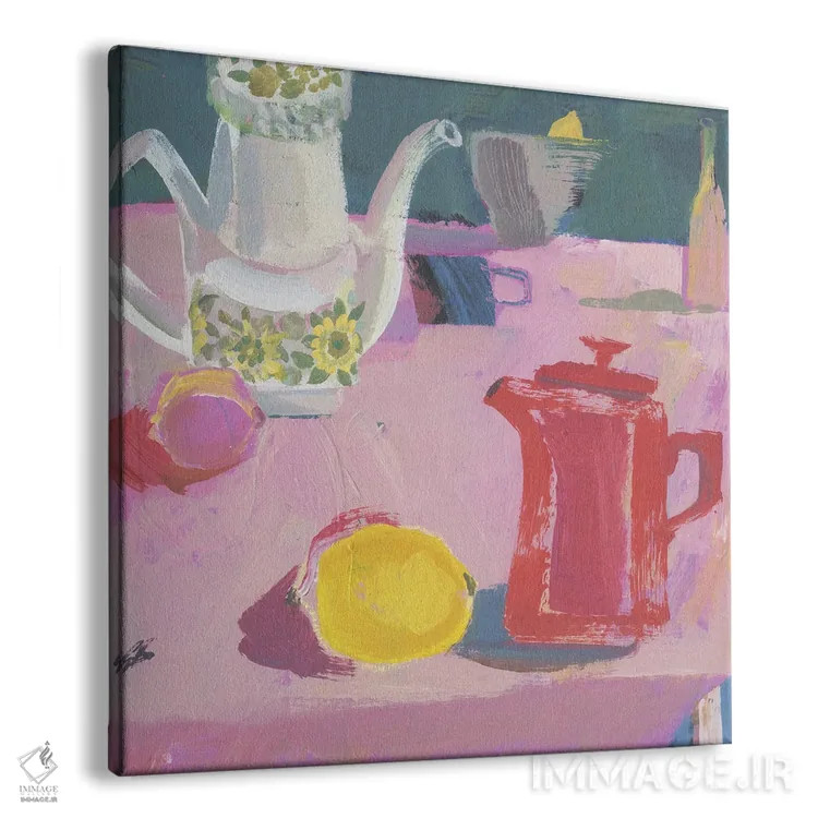 تابلو شگفتی لیمویی اثر گابریلا باکینگهام - نمای پرسپکتیو محصول