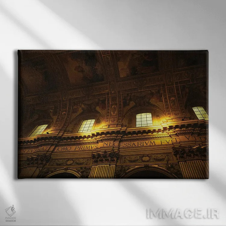 تابلو لحظه آسمانی اثر گیلیارد برسسان - نمای روبهرو روی دیوار