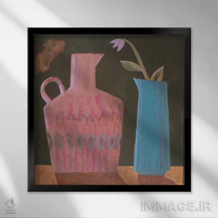 تابلو برخورد کوتاه اثر گابریلا باکینگهام - نمای قابدار مشکی