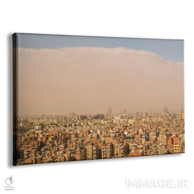 تابلو آسمان قاهره اثر گیلیارد برسسان - نمای پرسپکتیو محصول