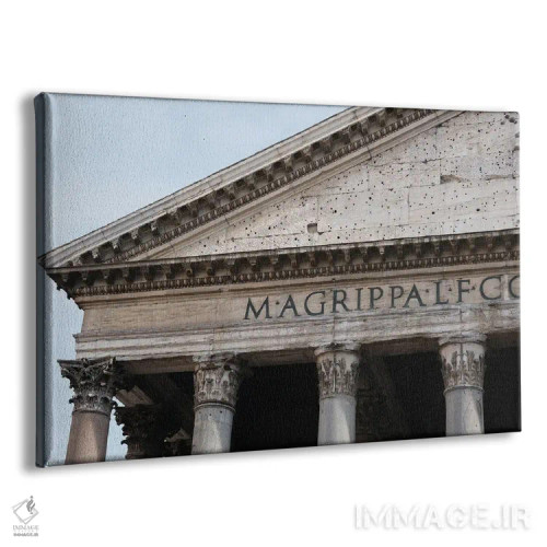 تابلو پانتئون روم (معماری باستانی) اثر گیلیارد برسسان - نمای پرسپکتیو محصول