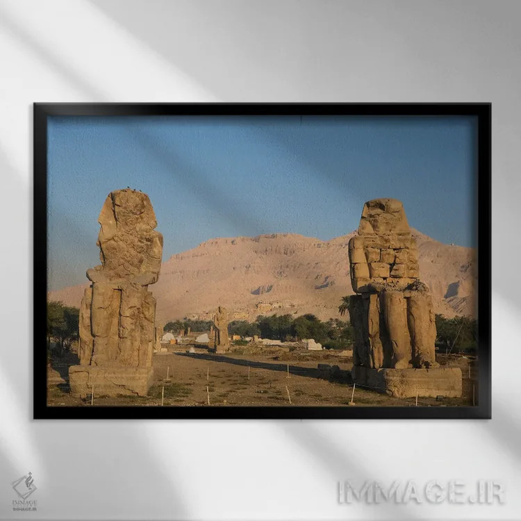 تابلو مجسمههای ممون اثر گیلیارد برسسان - نمای قابدار مشکی