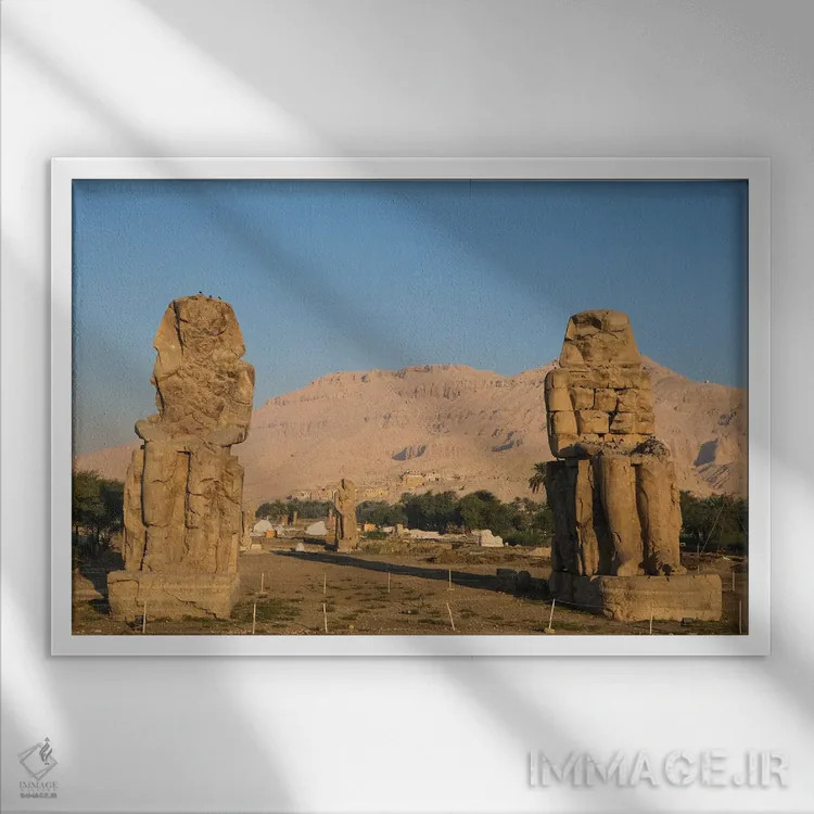 تابلو مجسمههای ممون اثر گیلیارد برسسان - نمای قابدار سفید