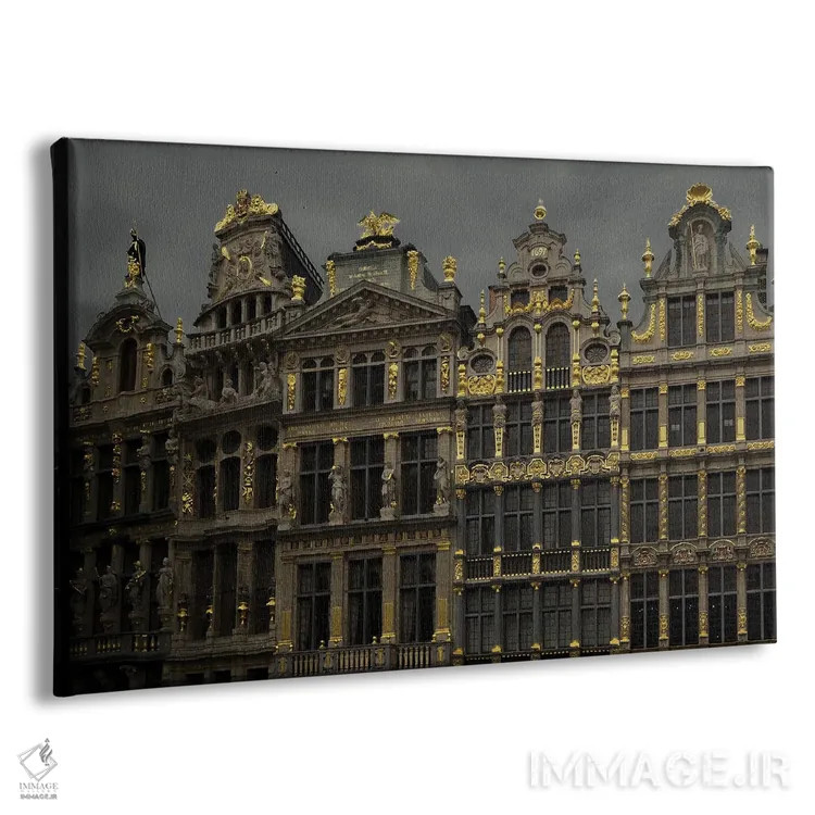 تابلو میدان بزرگ بروکسل اثر گیلیارد برسسان - نمای پرسپکتیو محصول