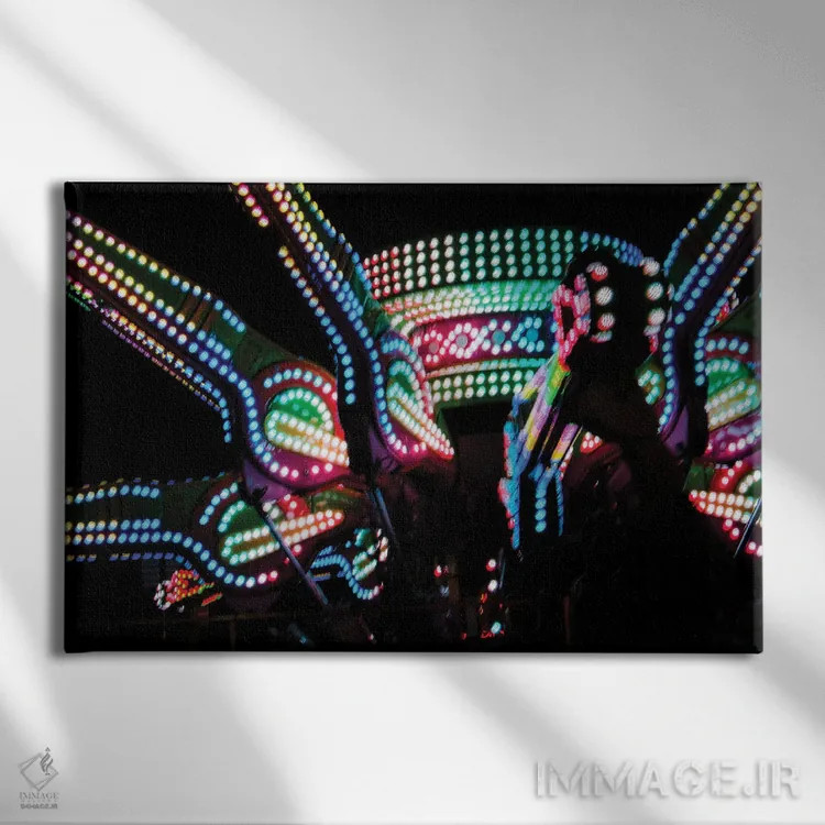 تابلو پارک تفریحی اثر گیلیارد برسسان - نمای روبهرو روی دیوار