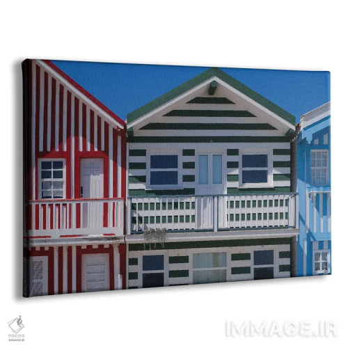 تابلو خانههای آویرو پرتغال اثر گیلیارد برسسان - نمای پرسپکتیو محصول