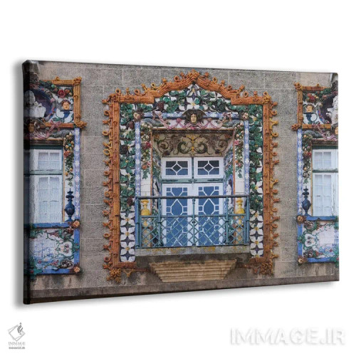 تابلو پنجره روکوکو اثر گیلیارد برسسان - نمای پرسپکتیو محصول