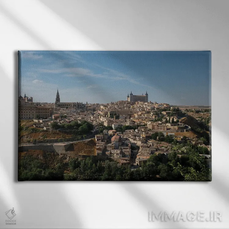 تابلو نمای تولدو اسپانیا اثر گیلیارد برسسان - نمای روبهرو روی دیوار