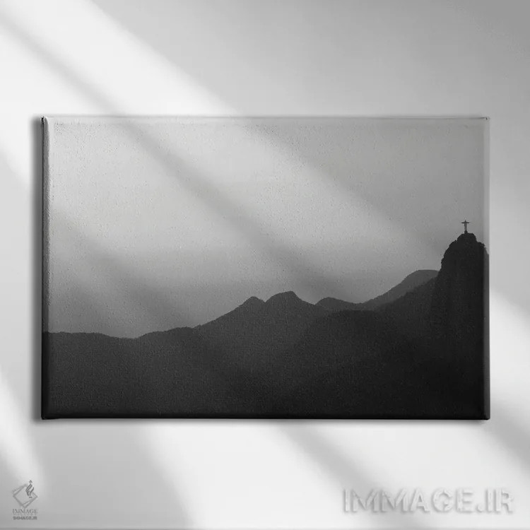 تابلو منظره افق ریودوژانیرو اثر گیلیارد برسسان - نمای روبهرو روی دیوار