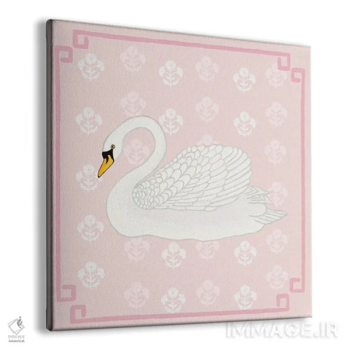 تابلو قوی چینی با گلهای مغولی(هندی) اثر گرین ارکید بوتیک (بوتیک هنری) - نمای پرسپکتیو محصول