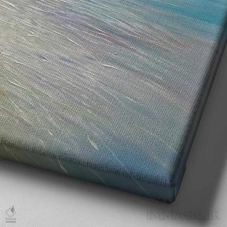 تابلو منظره دریایی سیفورد اثر گیل بوستامانته - نمای نزدیک بافت بوم